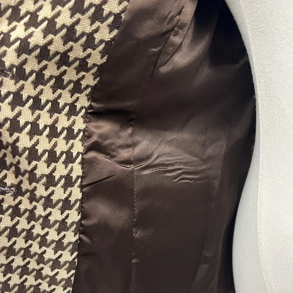 Joan Rivers Houndstooth Blazer with Gold Accents - Picture 7 of 8